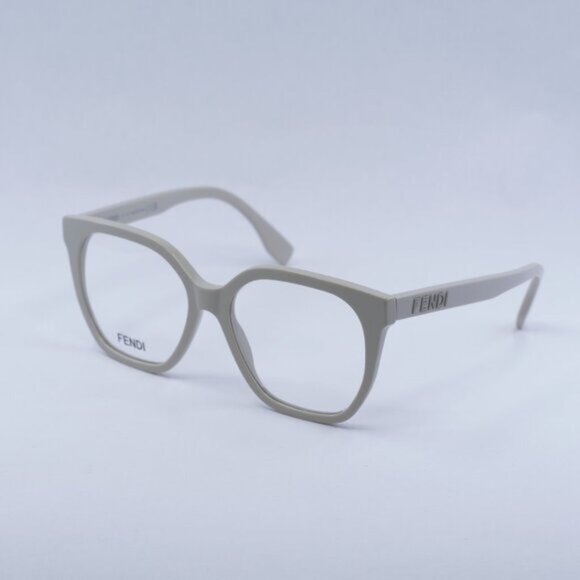 🕶️ New Fendi FE50087I 057 Eyeglasses - Bone Frame 54mm - Picture 1 of 9